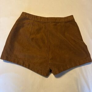 Brown Mini Shorts